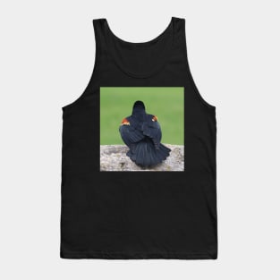 An Elegant Red-Winged Blackbird Tank Top